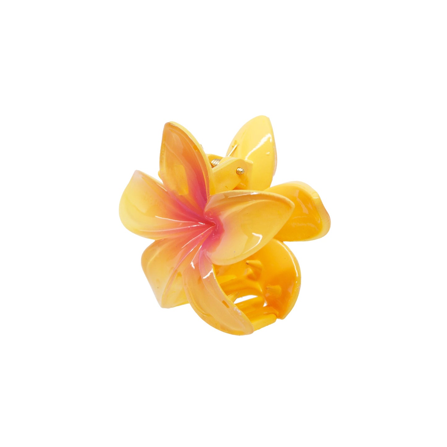 Yellow medium-length carambola clip