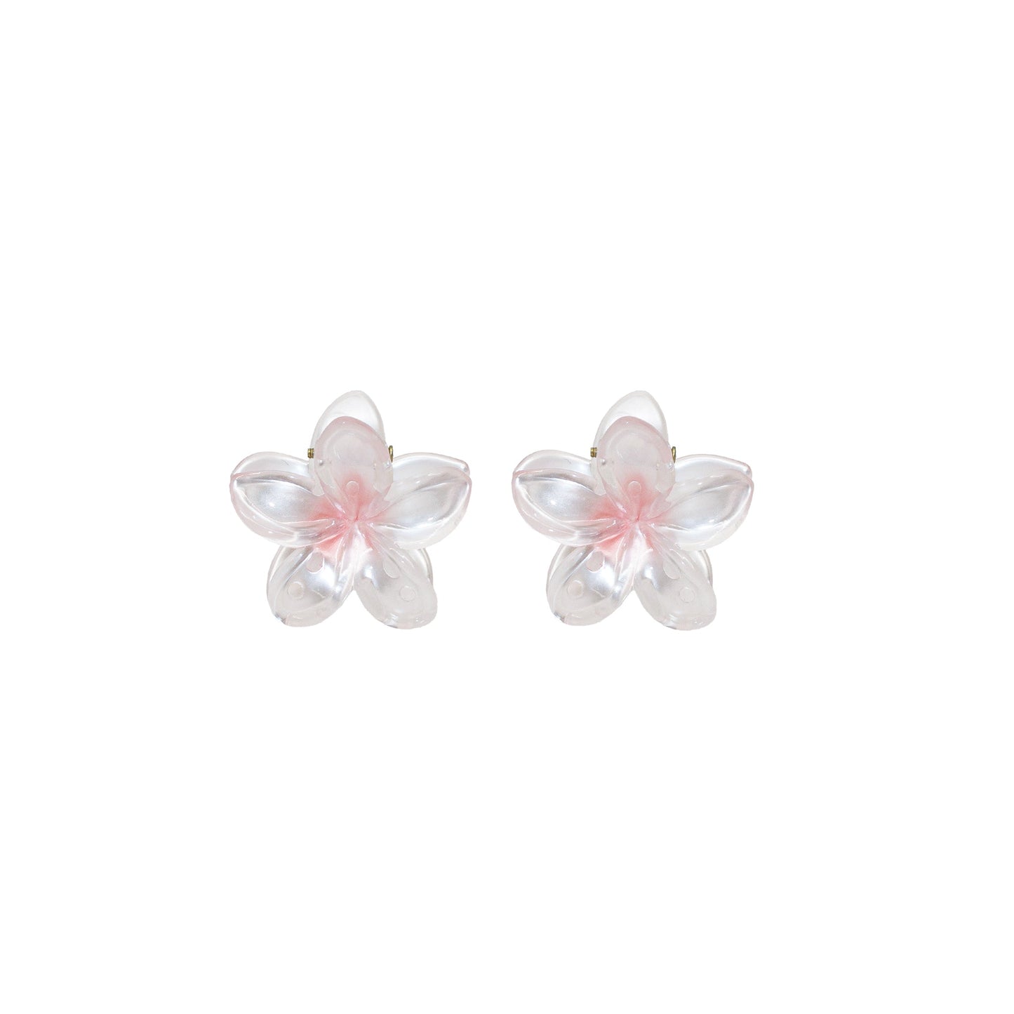 Clip Set in Rose Pearl